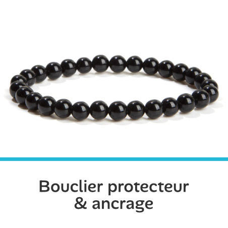 Bracelet Obsidienne